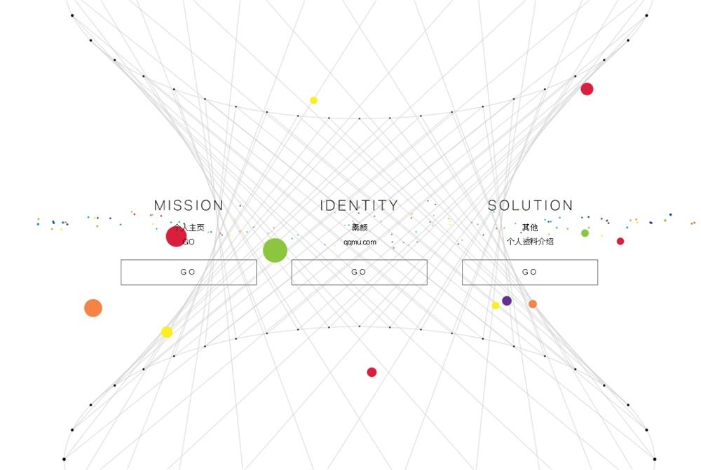 一款简约好看的引导页HTML源码-QQ沐编程