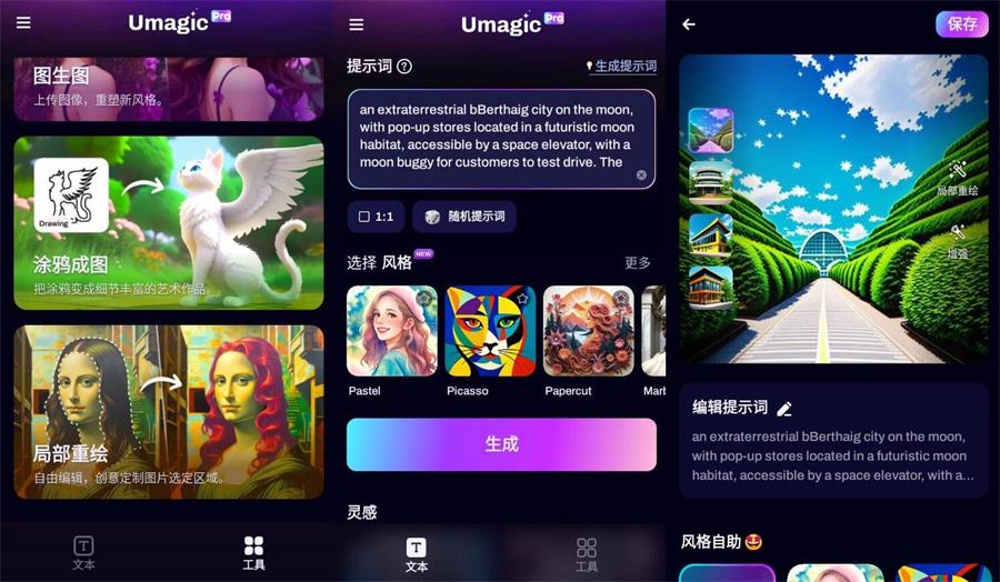 Umagic AI图片创作生成v1.8.1专业版-QQ沐编程